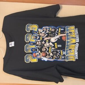 Denver Nuggets 2023 NBA World Champions Entire Team Roster T-Shirt Size 3XL